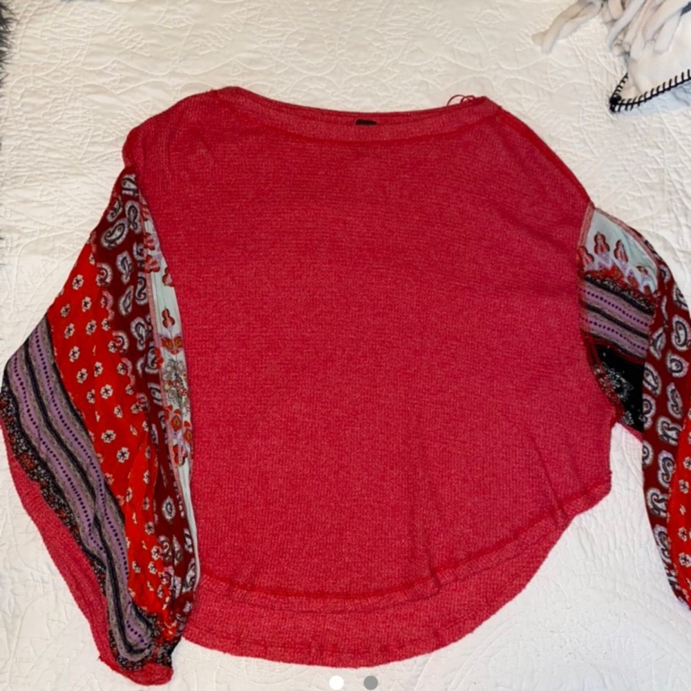 Red Free People Top